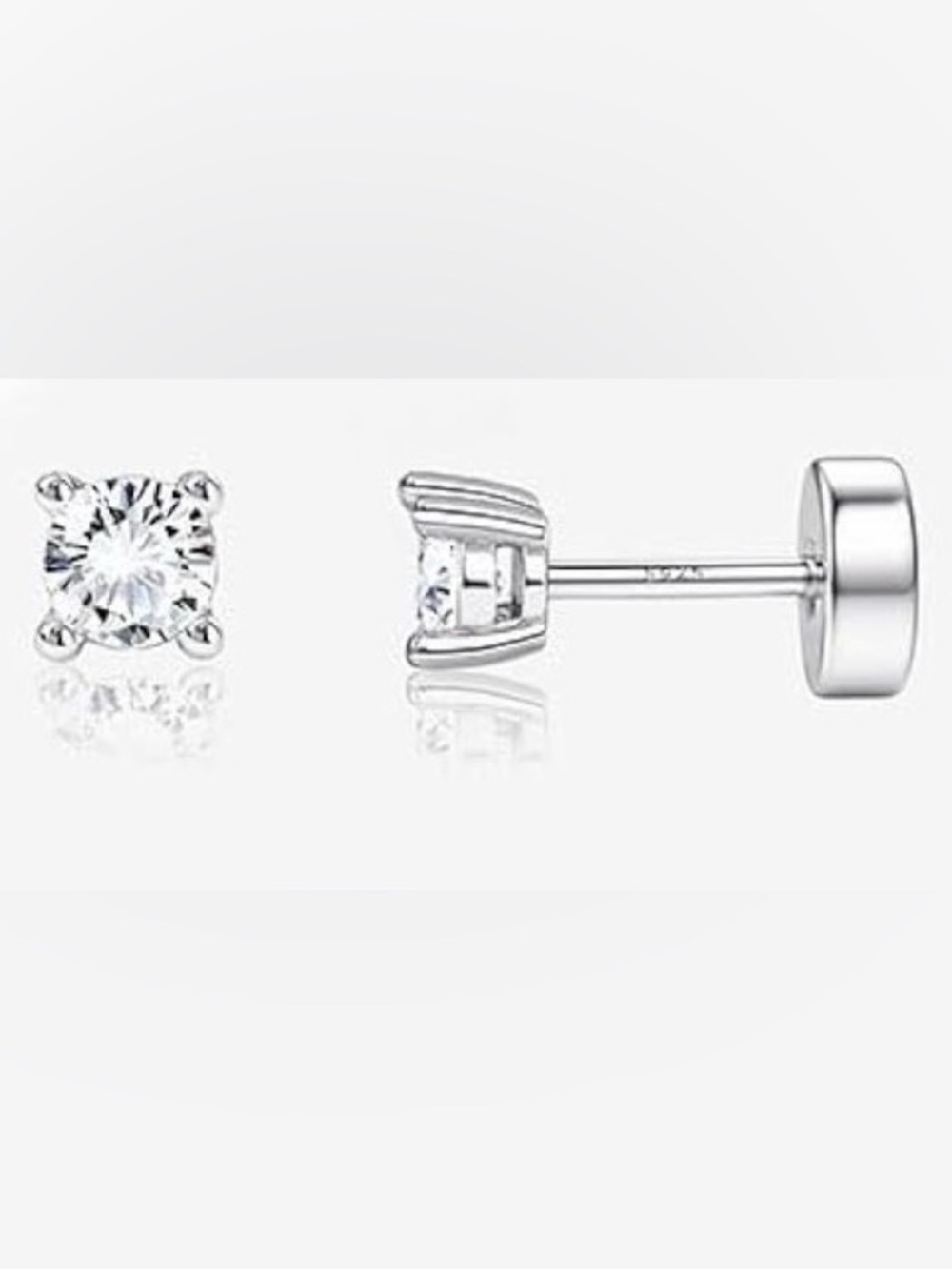 #85 925 Sterling Silver Stud Earrings